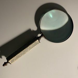 Giant magnifying glass